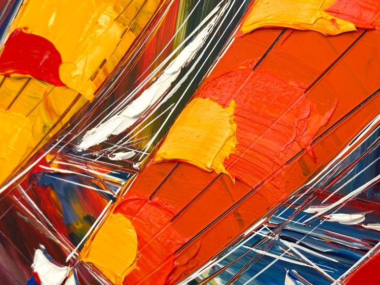 Original Abstract Expressionism Seascape Painting by Olivier Messas