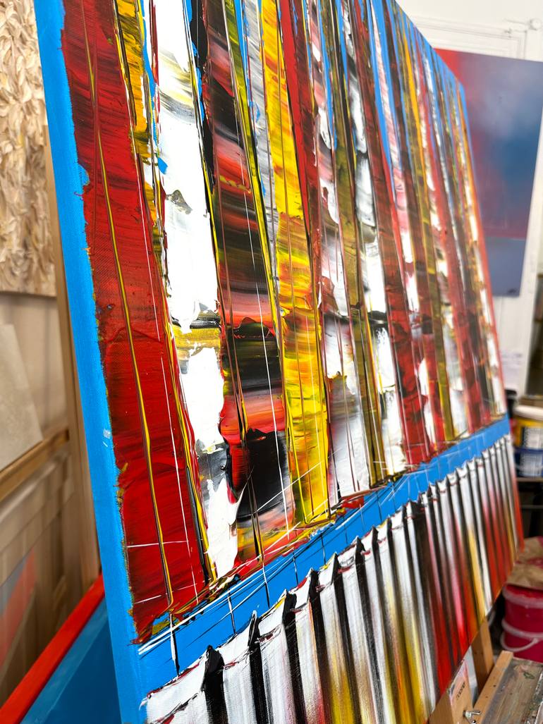 Original Fine Art Boat Painting by Olivier Messas