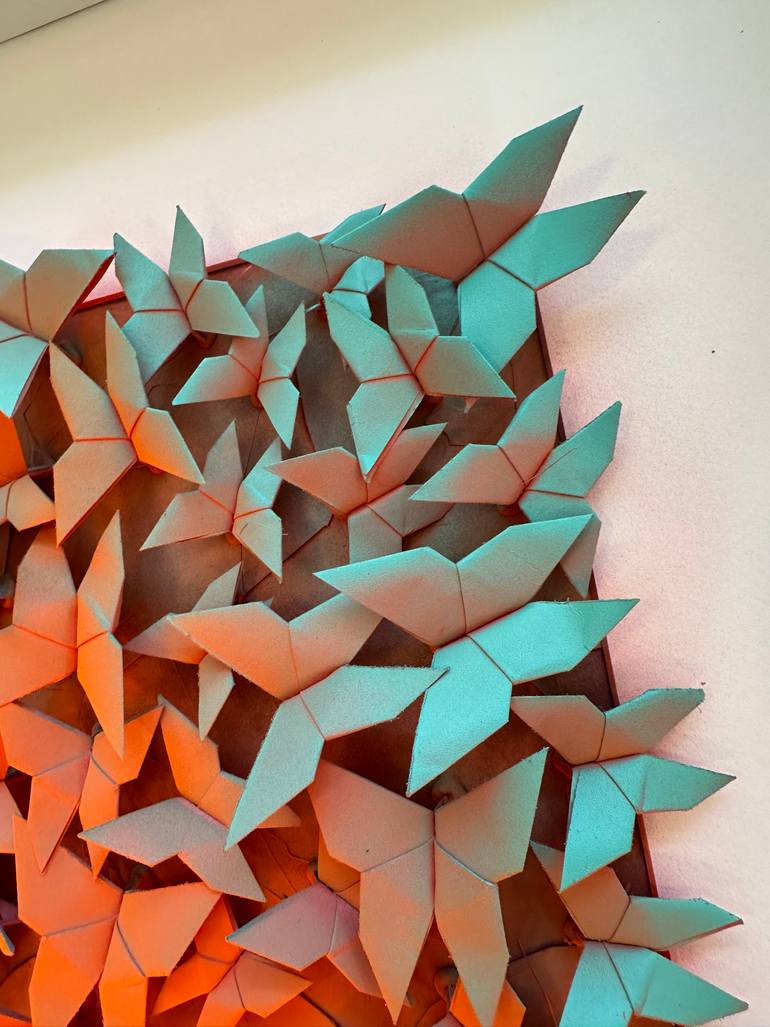 Original Abstract Expressionism Abstract Collage by Olivier Messas