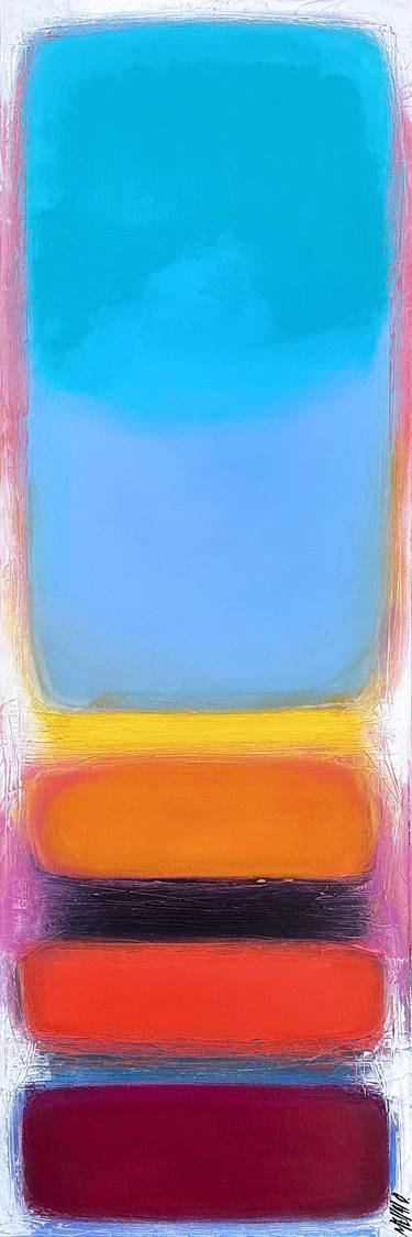 Original Fine Art Abstract Paintings by Olivier Messas