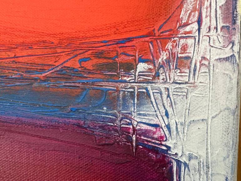 Original Geometric Abstract Painting by Olivier Messas