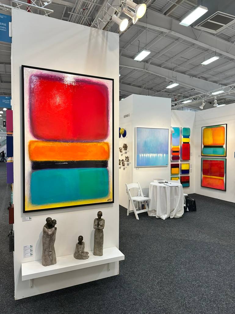 Original Color Field Painting Abstract Painting by Olivier Messas