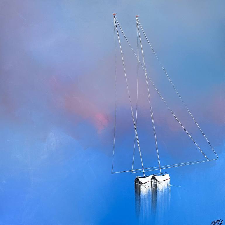 Print of Fine Art Boat Paintings by Olivier Messas