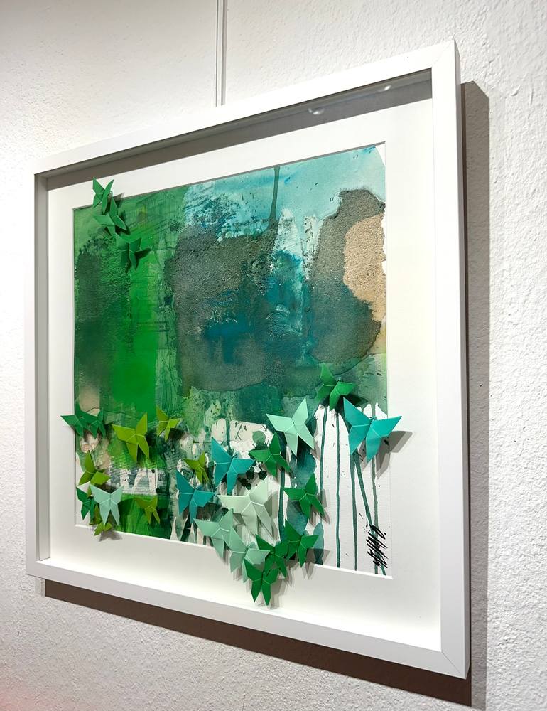 Original Abstract Animal Collage by Olivier Messas