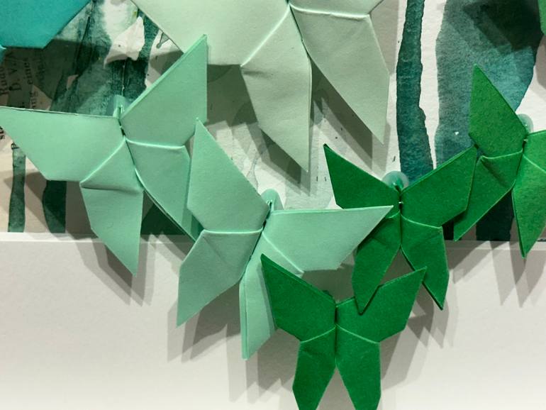 Original Abstract Animal Collage by Olivier Messas