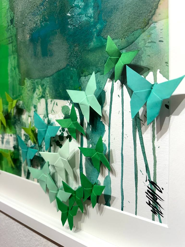 Original Abstract Animal Collage by Olivier Messas