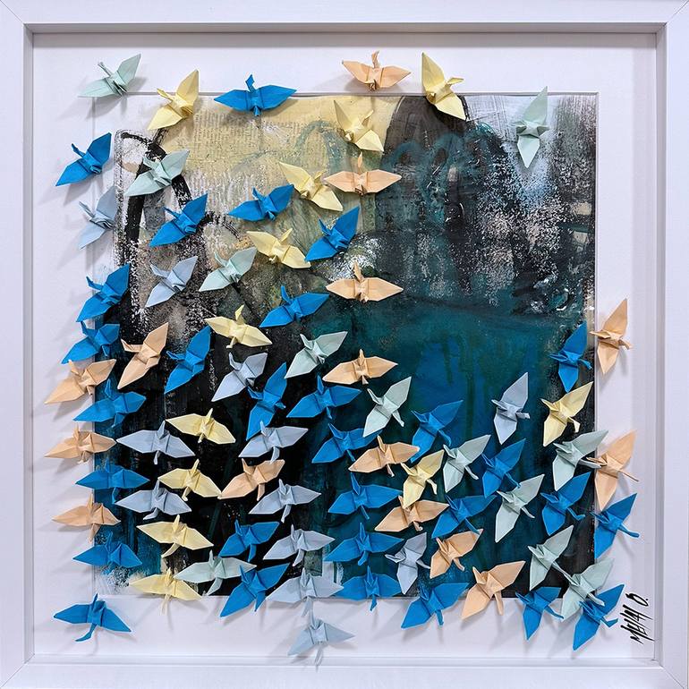 Original Fine Art Animal Collage by Olivier Messas