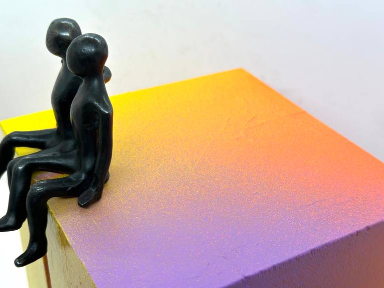 Original Cubism Children Sculpture by Olivier Messas
