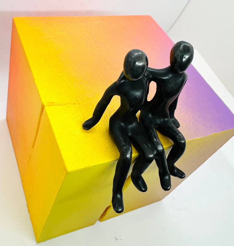 Original Cubism Children Sculpture by Olivier Messas