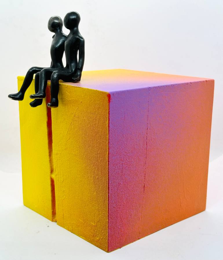 Original Cubism Children Sculpture by Olivier Messas