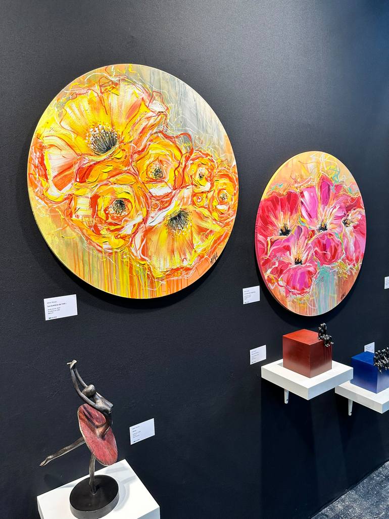 Original Figurative Floral Painting by Olivier Messas