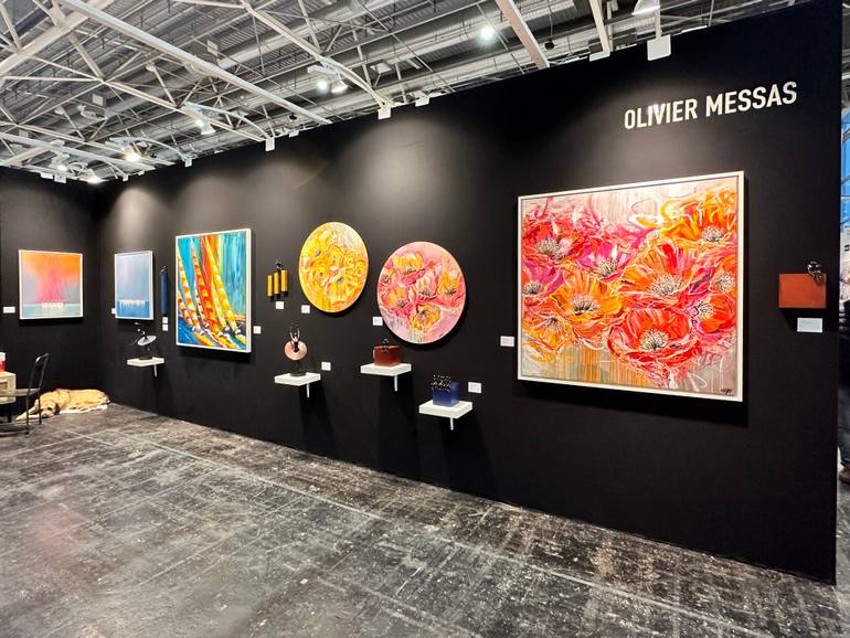 Original Figurative Floral Painting by Olivier Messas
