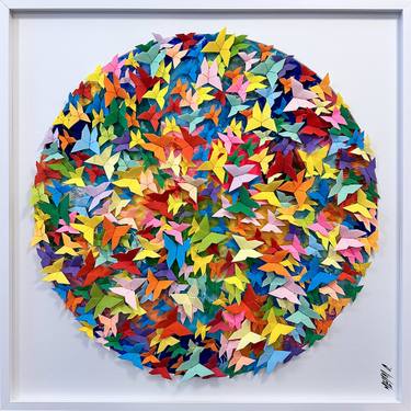 Original Fine Art Aerial Collage by Olivier Messas