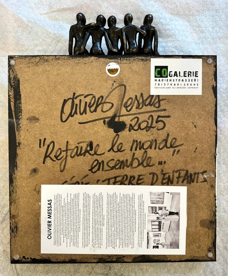 Original Geometric Children Sculpture by Olivier Messas