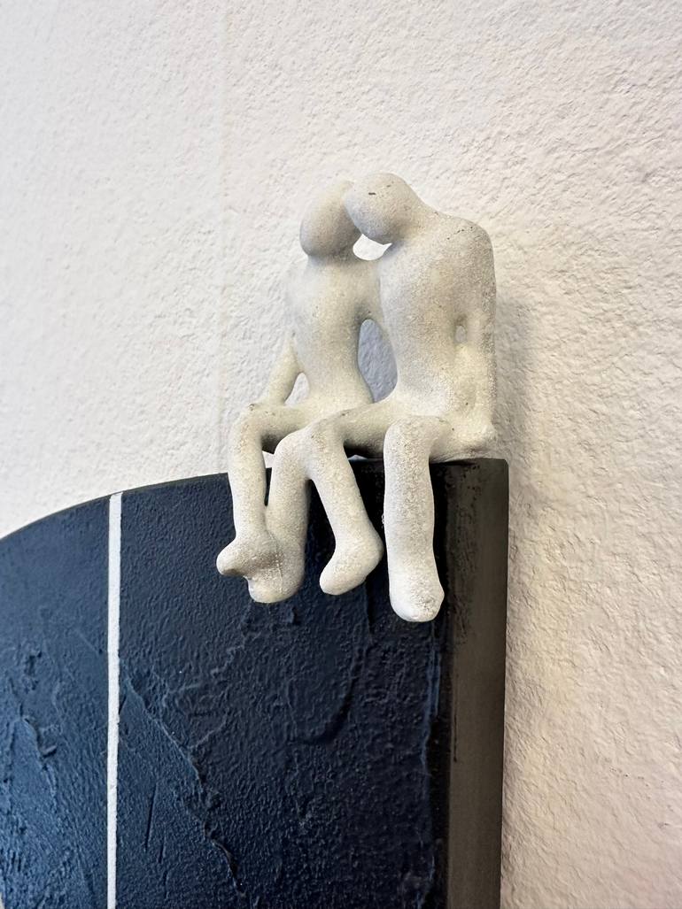 Original 3d Sculpture Love Sculpture by Olivier Messas