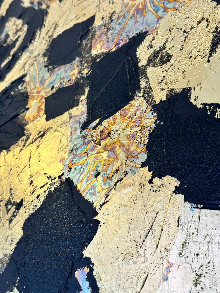 Original Abstract Expressionism Floral Painting by Olivier Messas