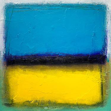 Original Geometric Abstract Paintings by Olivier Messas