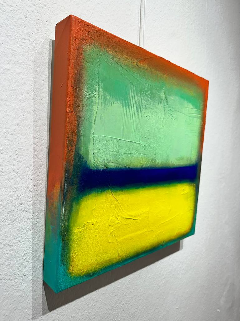 Original Geometric Abstract Painting by Olivier Messas