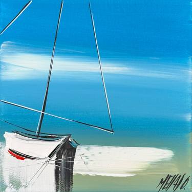 Original Pop Art Boat Paintings by Olivier Messas