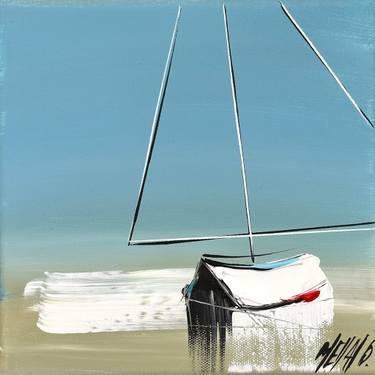 Original Pop Art Boat Paintings by Olivier Messas