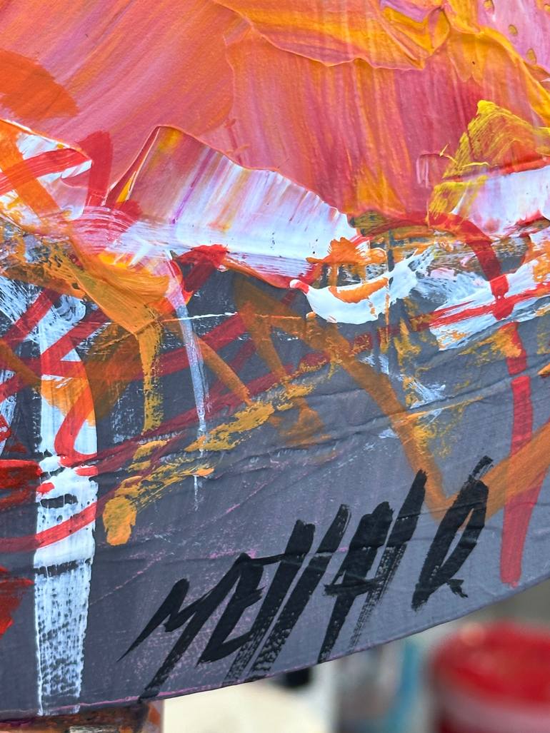 Original Figurative Floral Painting by Olivier Messas