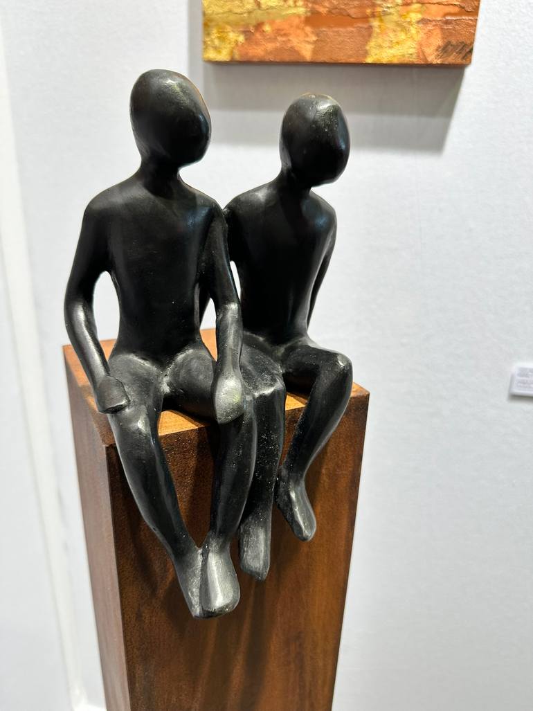 Original 3d Sculpture Love Sculpture by Olivier Messas