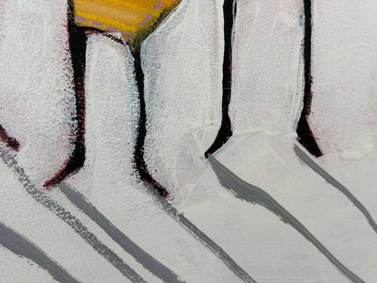 Original Abstract People Painting by Olivier Messas