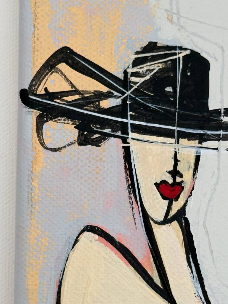 Original Figurative Fashion Painting by Olivier Messas