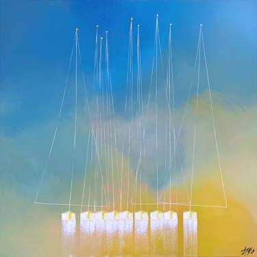 Original Abstract Expressionism Seascape Paintings by Olivier Messas