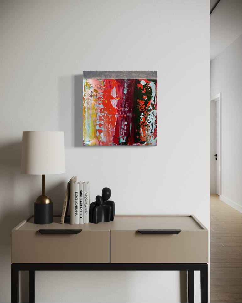 Original Geometric Abstract Painting by Olivier Messas