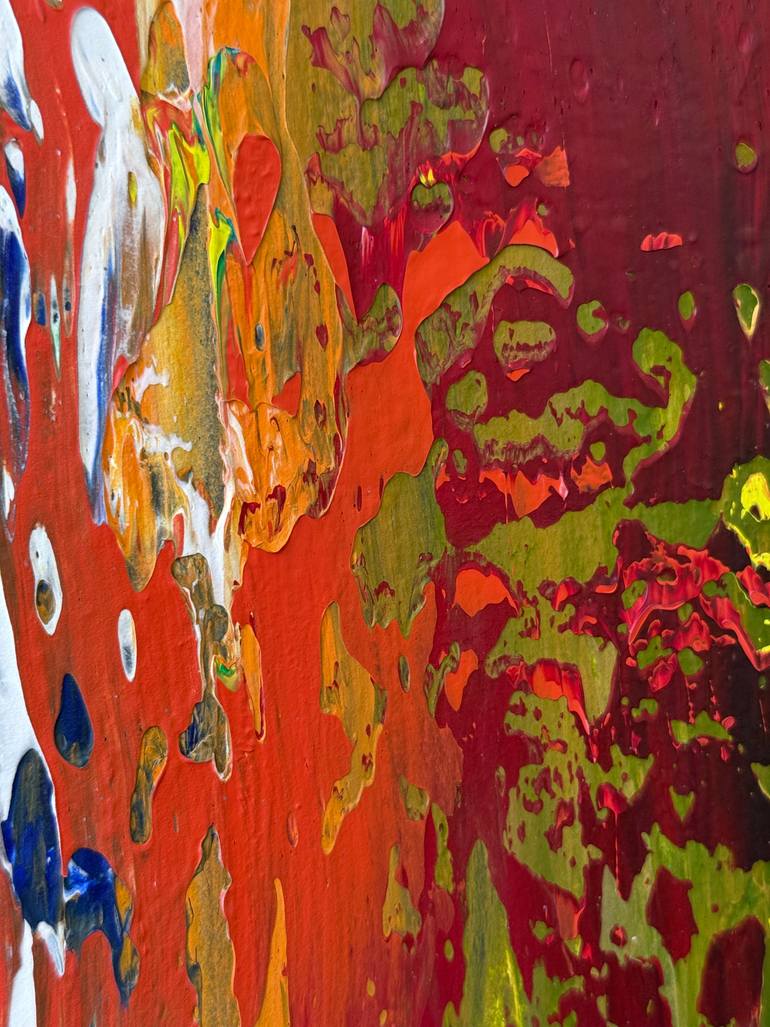 Original Geometric Abstract Painting by Olivier Messas