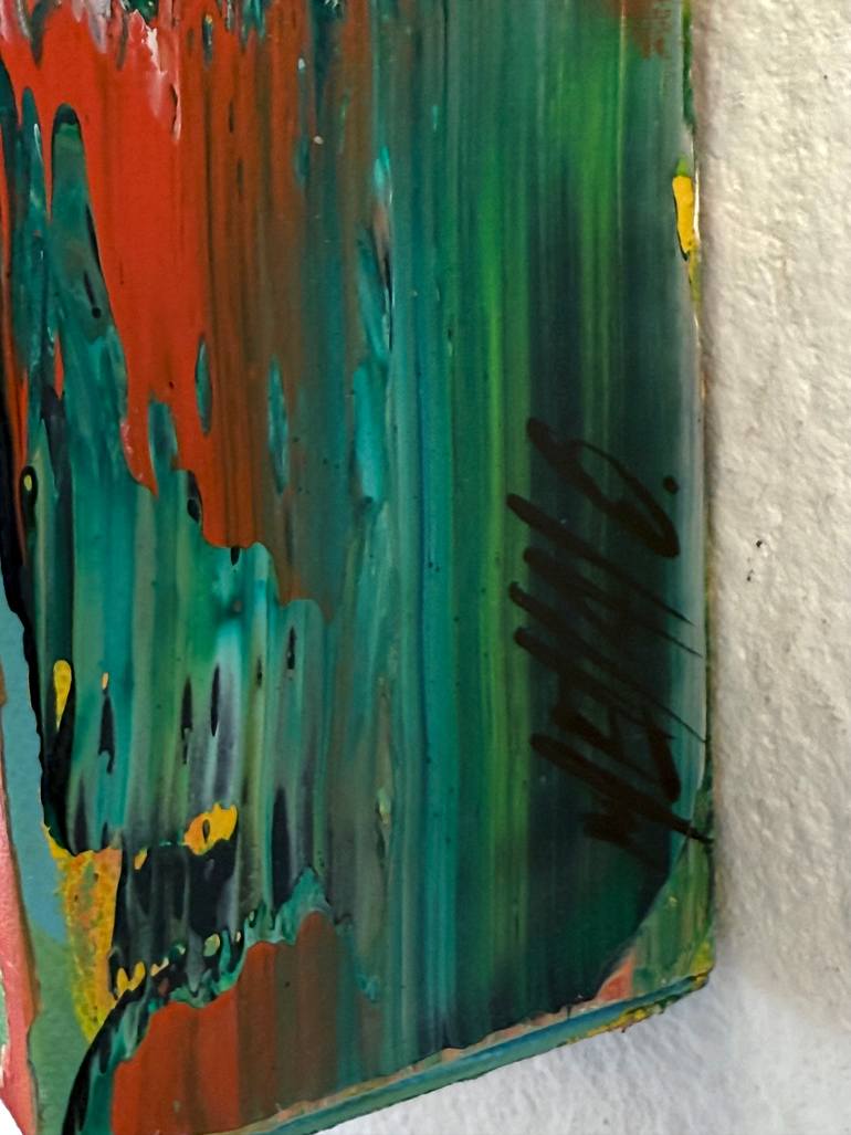 Original Geometric Abstract Painting by Olivier Messas