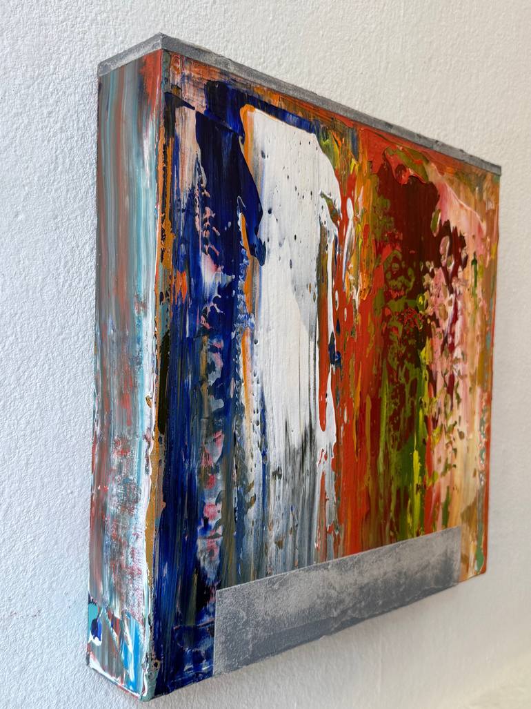 Original Geometric Abstract Painting by Olivier Messas