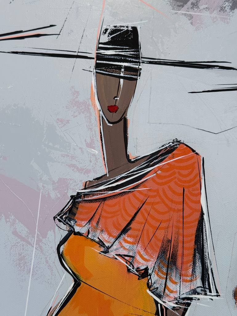 Original Figurative Fashion Painting by Olivier Messas