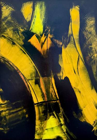 Original Abstract Expressionism Abstract Paintings by Olivier Messas