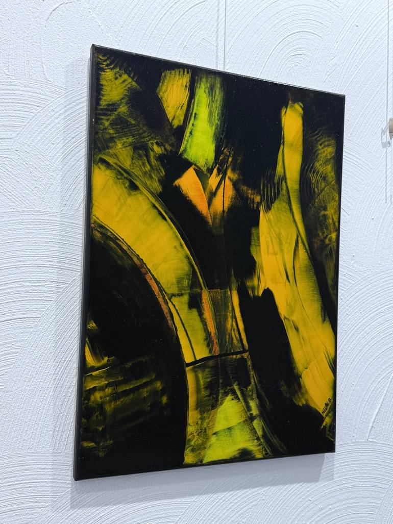 Original Abstract Expressionism Abstract Painting by Olivier Messas