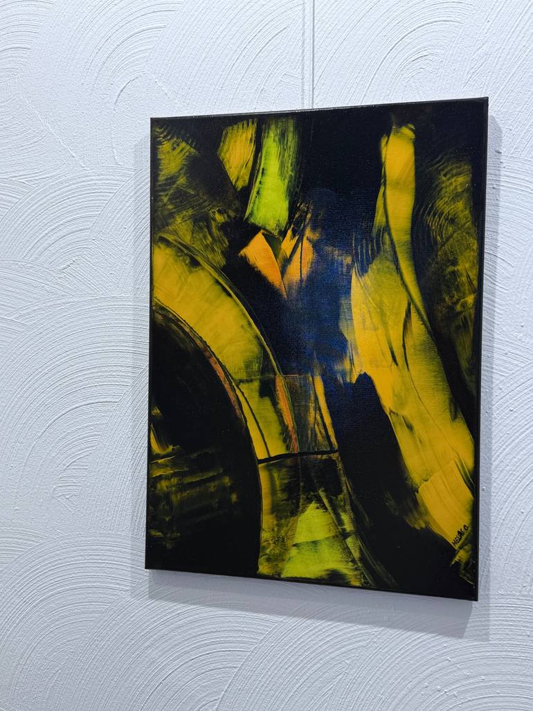 Original Abstract Expressionism Abstract Painting by Olivier Messas