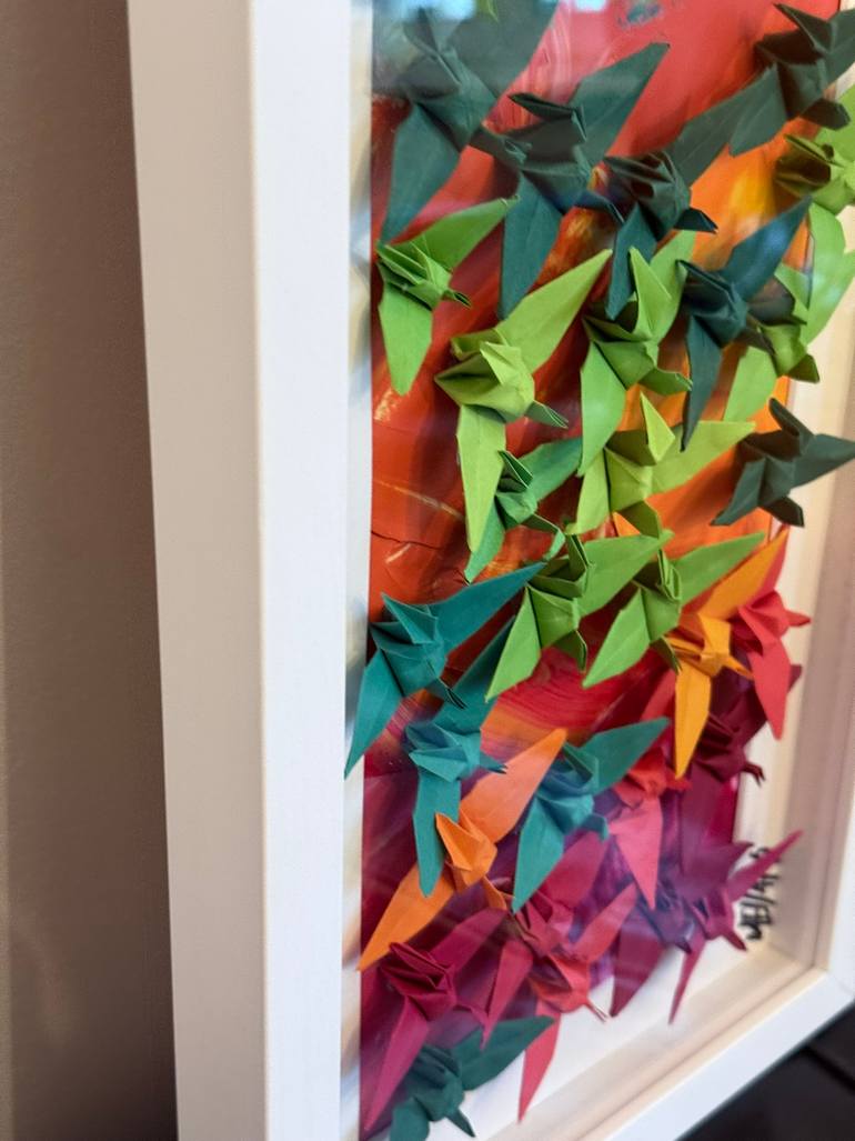 Original Fine Art Abstract Collage by Olivier Messas