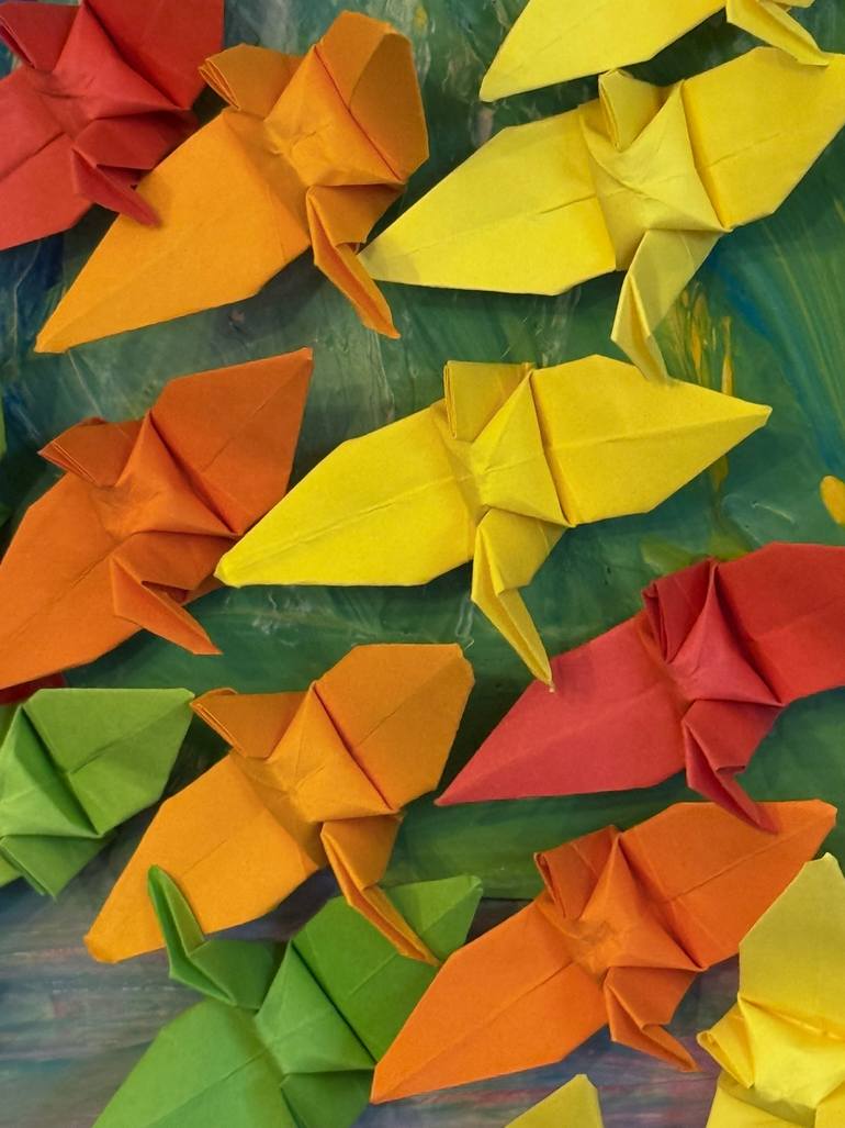 Original Fine Art Abstract Collage by Olivier Messas