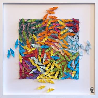 Original Fine Art Abstract Collage by Olivier Messas