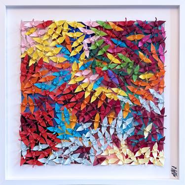 Original Fine Art Abstract Collage by Olivier Messas