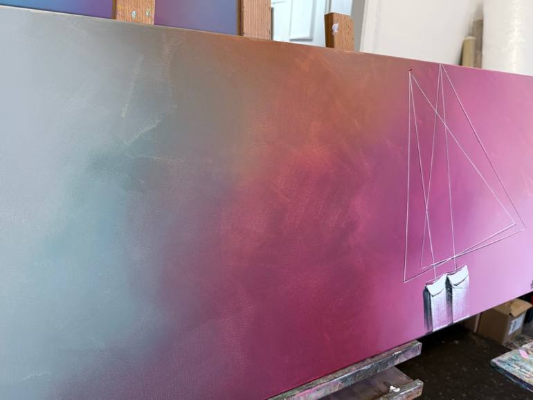 Original Figurative Boat Painting by Olivier Messas