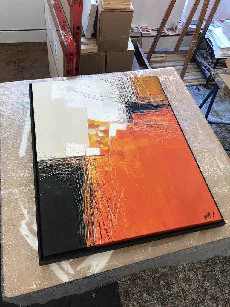 Original Abstract Painting by Olivier Messas