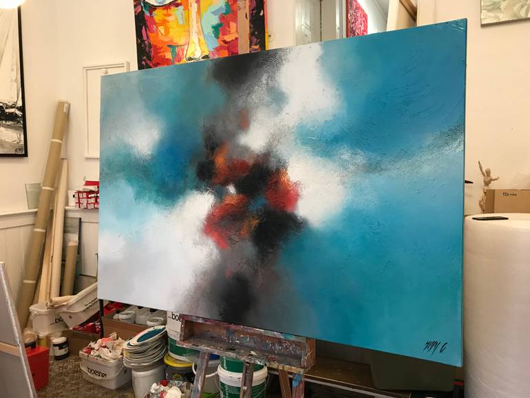 Original Abstract Painting by Olivier Messas