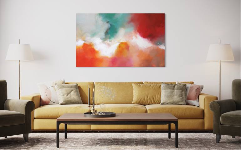 Original Abstract Painting by Olivier Messas