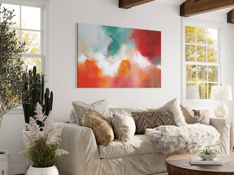 Original Abstract Painting by Olivier Messas