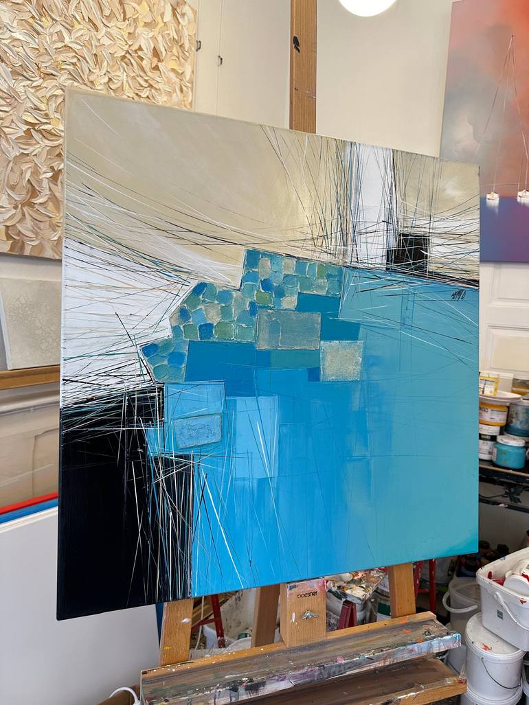 Original Cubism Abstract Painting by Olivier Messas