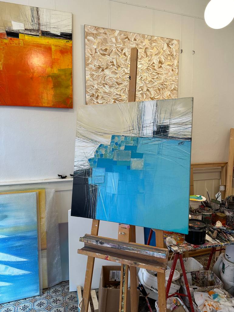 Original Cubism Abstract Painting by Olivier Messas