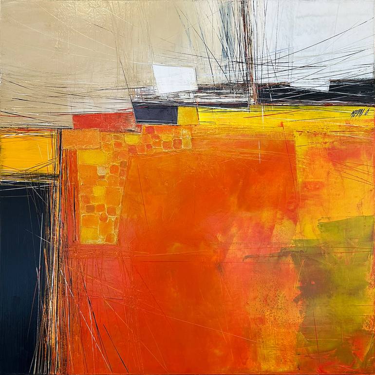 Original Cubism Abstract Paintings by Olivier Messas
