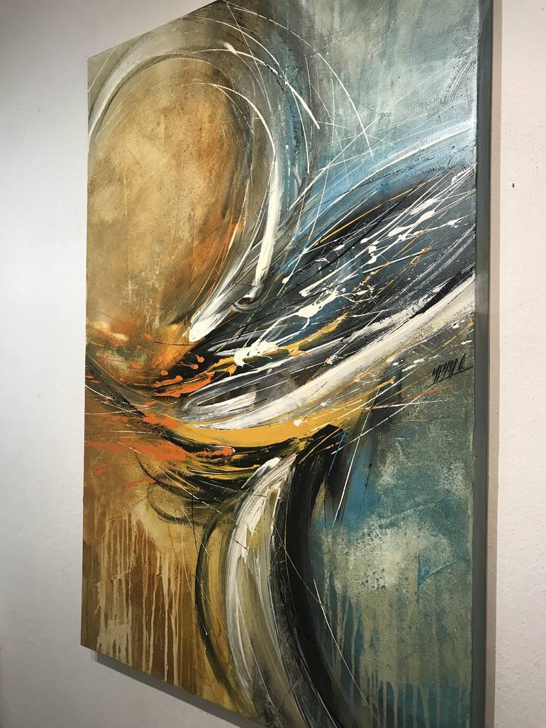 Original Abstract Painting by Olivier Messas